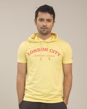 Jersey Hoodie Yellow