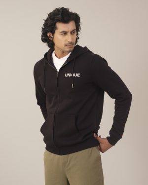 Zip Hoodie With Kangaroo Pocket