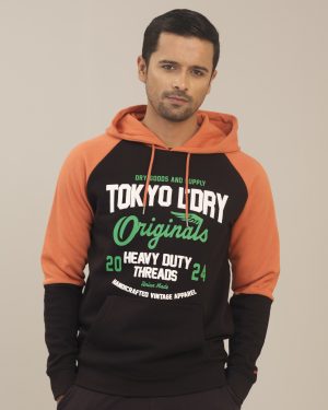 Raglan Hoodie with Kangaroo Pocket