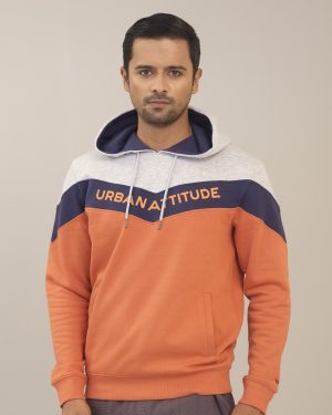 Panel Hoodie with Pocket